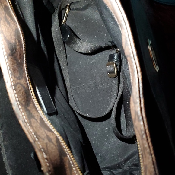 COACH Diaper Bag Brown Signature Baby Tote - Picture 15 of 16